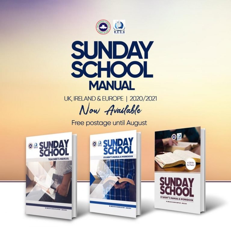 Manuals RCCG SUNDAY SCHOOL